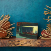 ヴィンテージエドワードホッパーナイトズクズディーナーポスター フォトプラーク (側面)