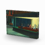 ヴィンテージエドワードホッパーナイトワックスダイナーポスター フォトブロック (右)