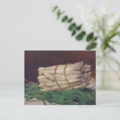 ヴィンテージエドワードマネットバンクオブアスパラガス ポストカード (スタンド正面)