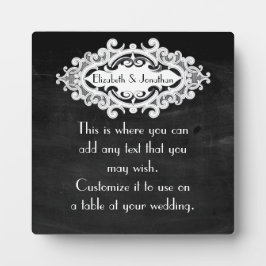 ヴィンテージエドワ結婚ルド フォトプラーク