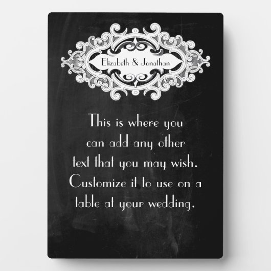 ヴィンテージエドワ結婚ルド フォトプラーク (正面)