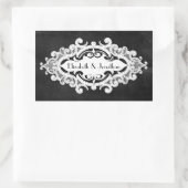 ヴィンテージエドワ結婚ルド 長方形シール (バッグ)