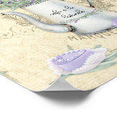 ヴィンテージエナメルポットラベフランスのンダポスター ポスター (角)