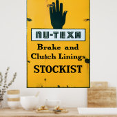 ヴィンテージエナメル標識。 ポスター (キッチン)