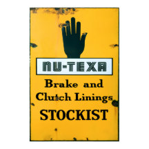 ヴィンテージエナメル標識。