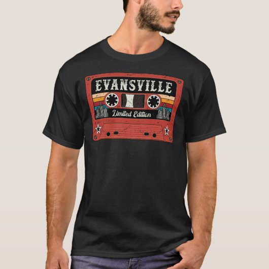 ヴィンテージエバンズヴィルシティ Tシャツ (正面)