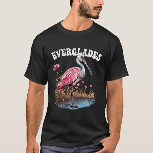 ヴィンテージエバーグレーズナショナルパークローズテスポンビル Tシャツ (正面)