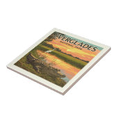 ヴィンテージエバーグレーズ国立公園 タイル (側面)