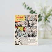 ヴィンテージエビの筋肉広告はがき ポストカード (スタンド正面)