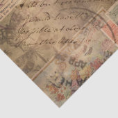 ヴィンテージエフェメラコラージシャビーシックデコップページ 薄葉紙 (詳細)