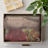 ヴィンテージエフェメラコラージシャビーシックデコップページ 薄葉紙 (ギフト)