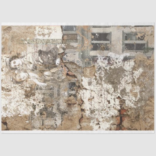 ヴィンテージエフェメラコラージュNo 00005 薄葉紙 (正面)