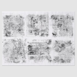 ヴィンテージエフェメラ組織またはデコページ紙 薄葉紙