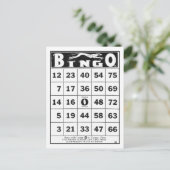 ヴィンテージエフェメラ |ヴィンテージビンゴカード ポストカード (スタンド正面)