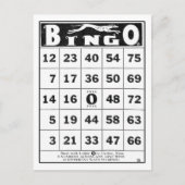 ヴィンテージエフェメラ |ヴィンテージビンゴカード ポストカード (正面)