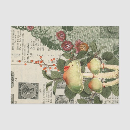 ヴィンテージエフェメラ 薄葉紙 (正面)