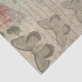 ヴィンテージエフェメラ&蝶シャビーシック 薄葉紙 (詳細)