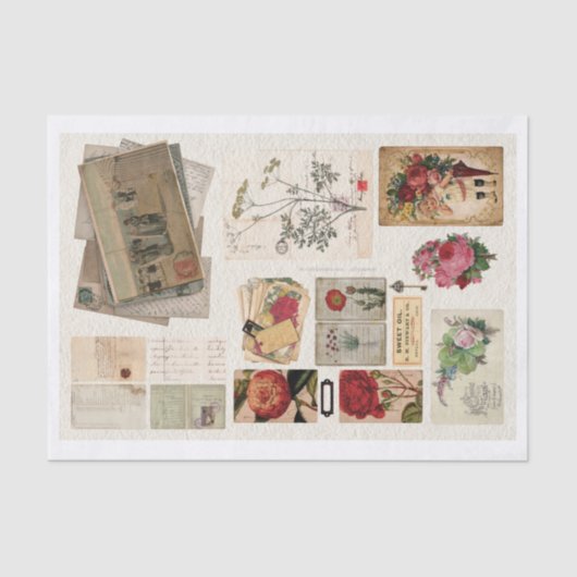 ヴィンテージエフェメラNo.1 薄葉紙 (正面)