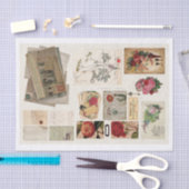 ヴィンテージエフェメラNo.1 薄葉紙 (クラフト)