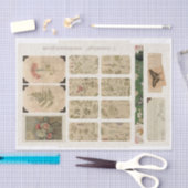 ヴィンテージエフェメラNo.2ティッシュペーパー 薄葉紙 (クラフト)