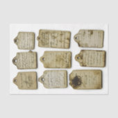 ヴィンテージエフェメ動揺してララベルAJ0デクページ 薄葉紙 (正面)