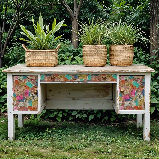 ヴィンテージエフェラチケットデクページティッシュペーパー 薄葉紙