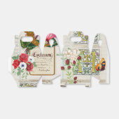 ヴィンテージエフェラデザインと花と蝶 フェイバーボックス (折り畳みなし)