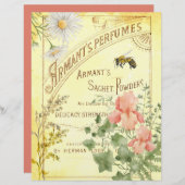 ヴィンテージエフェラフローラビースクラップブック紙 (正面/裏面)