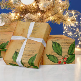 ヴィンテージエフエマクリスマスソングA 生まれ Babe ラッピングペーパー