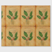 ヴィンテージエフエマクリスマスソングA 生まれ Babe ラッピングペーパー (フラット)