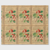 ヴィンテージエフエマクリスマス主は来歌だ ラッピングペーパー (フラット)