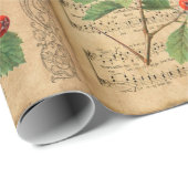 ヴィンテージエフエマクリスマス主は来歌だ ラッピングペーパー (ロールコーナー)