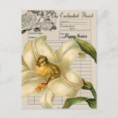 ヴィンテージエフエマコラージイースターポストカード ポストカード (正面)