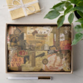 ヴィンテージエフエマコラージクラフトティッシュペーパー 薄葉紙 (ギフト)