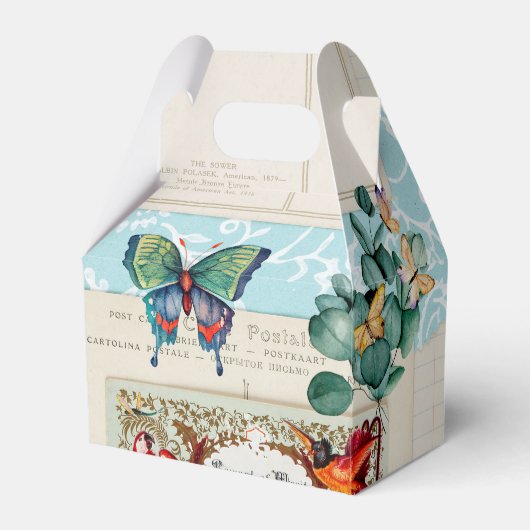 ヴィンテージエフエマコラージュデザイン フェイバーボックス (正面サイド)