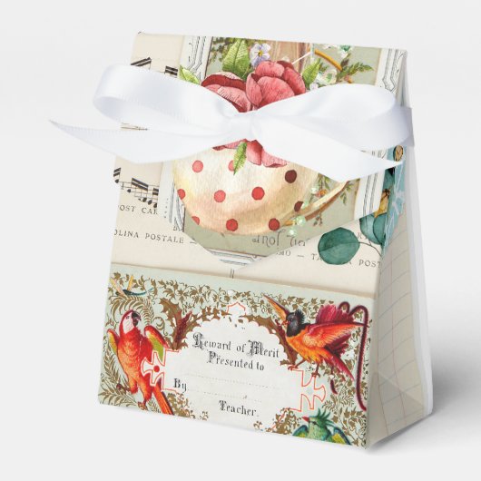 ヴィンテージエフエマコラージュデザイン フェイバーボックス (正面サイド)