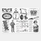 ヴィンテージエフエマコラージュ、デクページ紙 ラッピングペーパーシート (正面2)