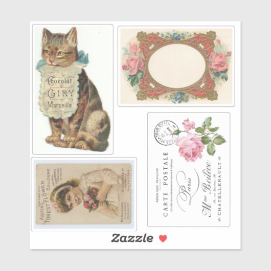 ヴィンテージエフエマステッカーコレクション シール (シート)