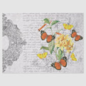 ヴィンテージエフエマチョウチョウフローラデクページ 薄葉紙 (正面)