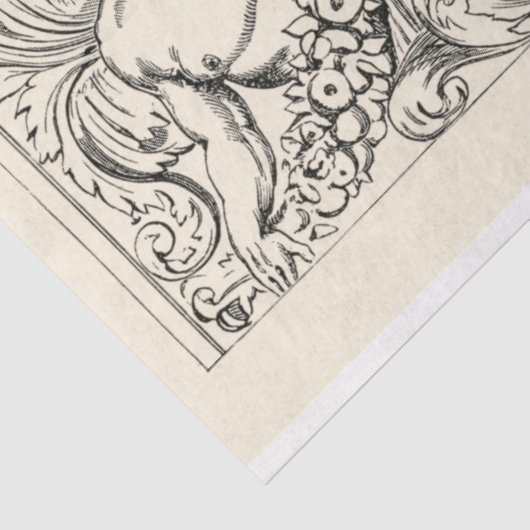 ヴィンテージエフエマデクページアンティークイラストレーション 薄葉紙 (詳細)