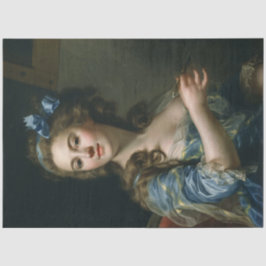 ヴィンテージエフエマデコップウーマンインブルードレス 薄葉紙