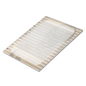 ヴィンテージエフエマハロウィーンスカル幽霊 ノートパッド (アングル)