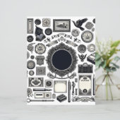 ヴィンテージエフエマラインアートカット&コラージュ紙 (スタンド正面)