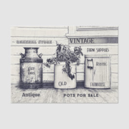 ヴィンテージエフエマ素朴ラカントリージャグ 薄葉紙