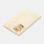 ヴィンテージエフエメラエンジェルチェリュブイラストレーション ポストイット (アングル)