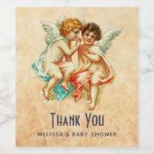 ヴィンテージエフエメラエンジェルチェリュブイラストレーション ワインラベル (シングルラベル)