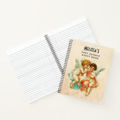 ヴィンテージエフエメラエンジェルチェルブスゲストブック ノートブック (内部)