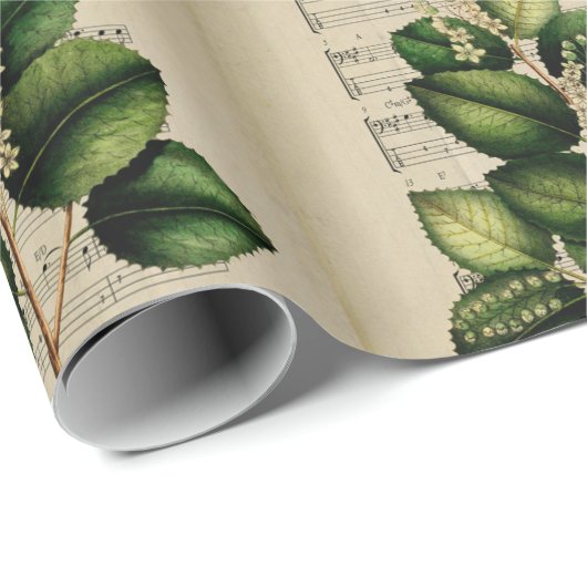 ヴィンテージエフエメラクリスマスカロルオホーリーナイト ラッピングペーパー (ロールコーナー)