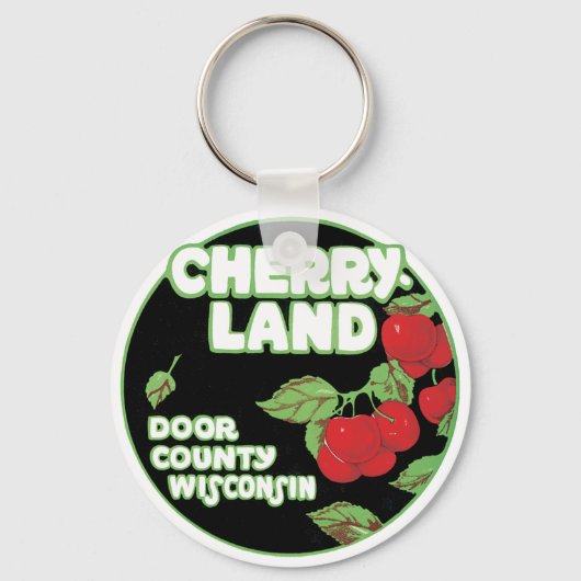 ヴィンテージエフエメラシェリーランドドアカウンティウィスコンシン キーホルダー (裏面)