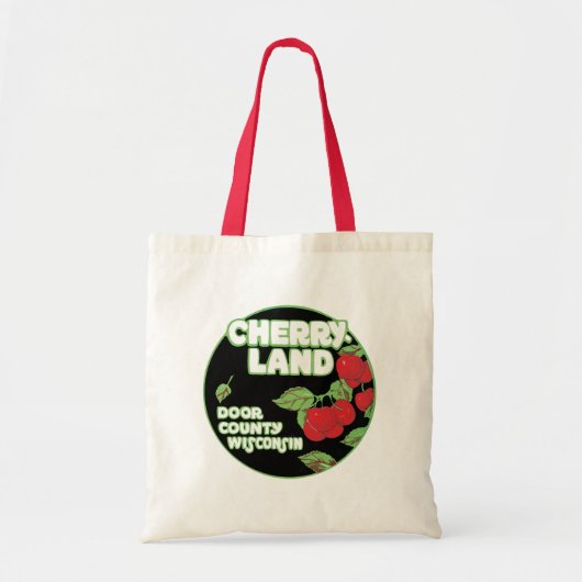 ヴィンテージエフエメラシェリーランドドアカウンティウィスコンシン トートバッグ (正面)